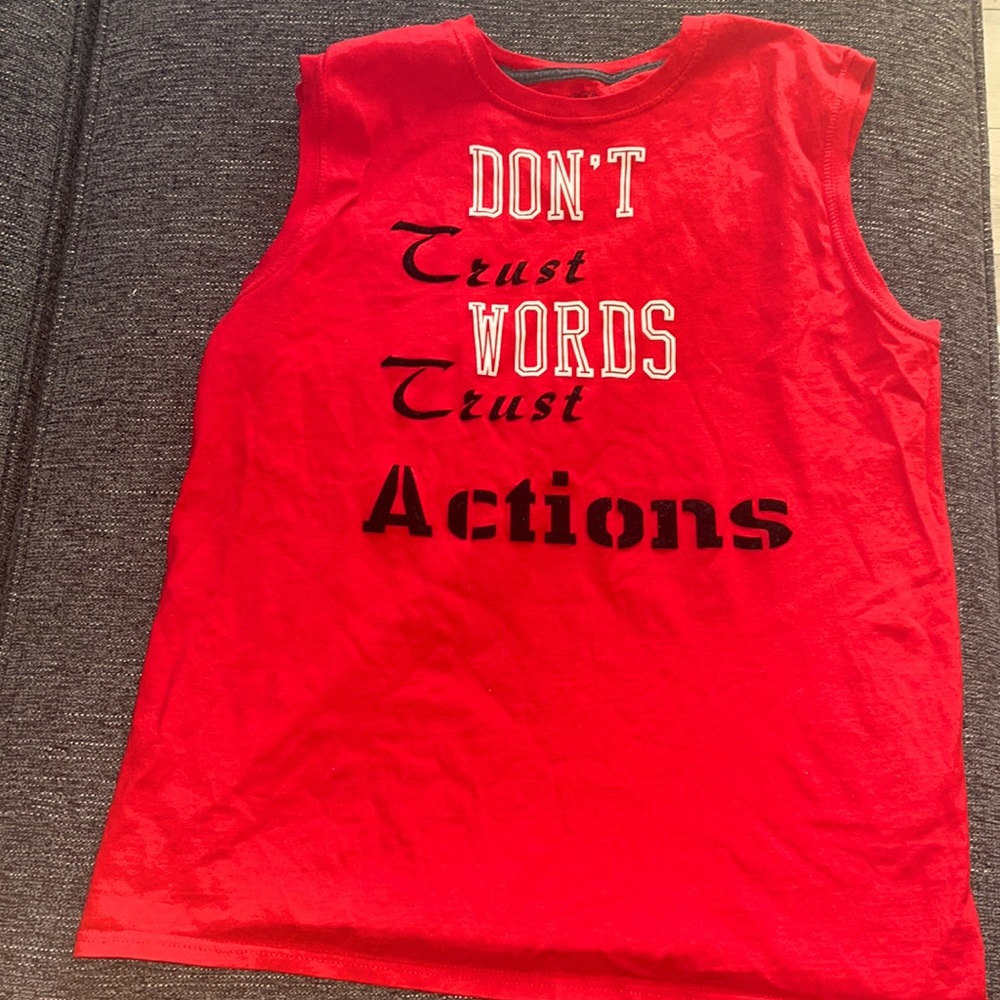 Destined IV Greatness Shirt “ Don’t Trust Words Trust Actions”